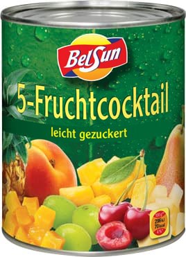 5-Fruchtcotail Mix leicht gezuckert Dose Elbak